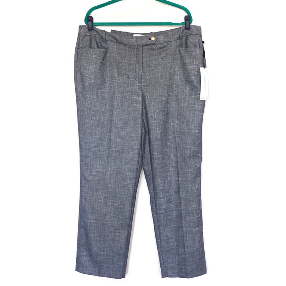 Calvin Klein Pants - NWT Cavin Klein Blue Women’s Dress Pants 16W